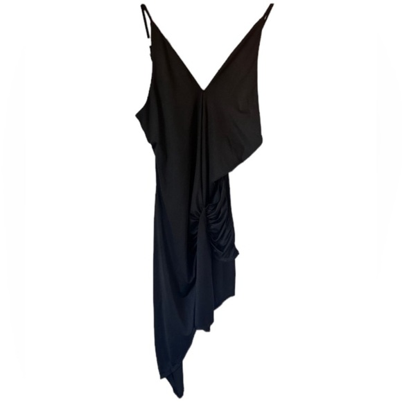 superdown short black dress asymmetrical hem line . Size XS - Picture 1 of 9